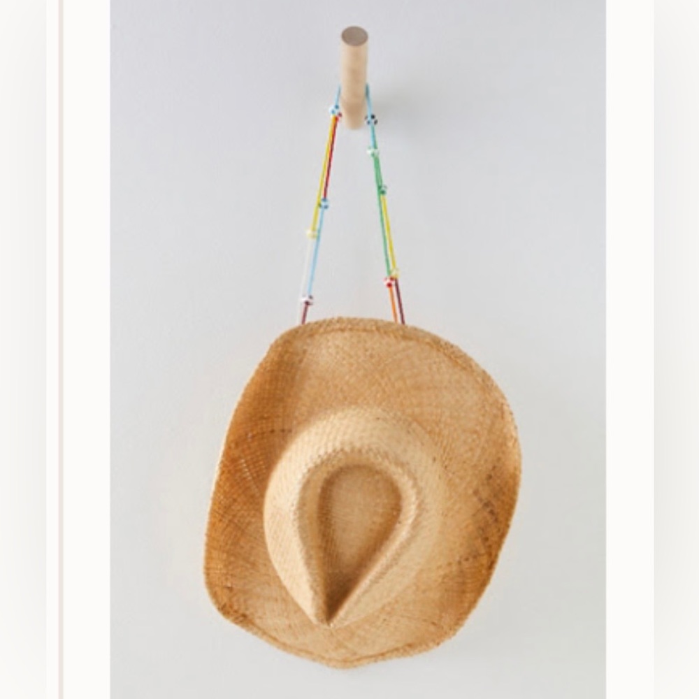 NWOT Free People straw cowgirl hat
